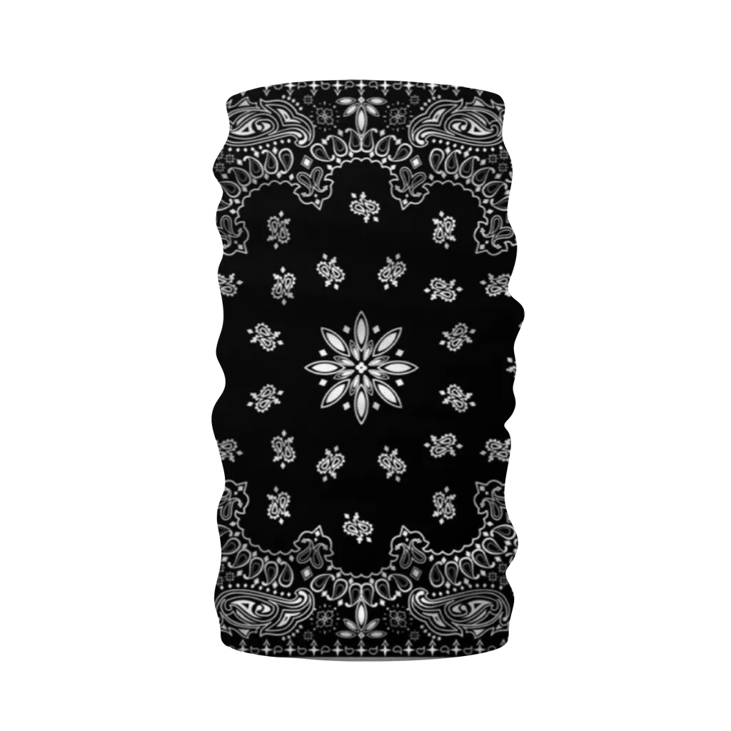 Black Classic Bandana Neck Warmer Morf Scarf