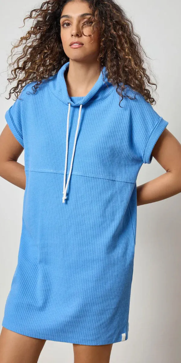 Lilla P Roll Sleeve Seamed Dress