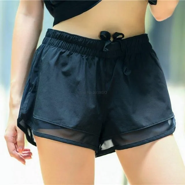 Mesh Patchwork Sports Shorts