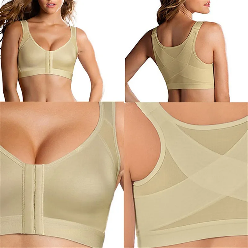 New Lift-Up Cross Back Breathable Sports Support Fitness Vest Bras