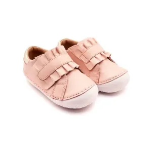 Old Soles Frilly Pave Leather Sneaker, Pink