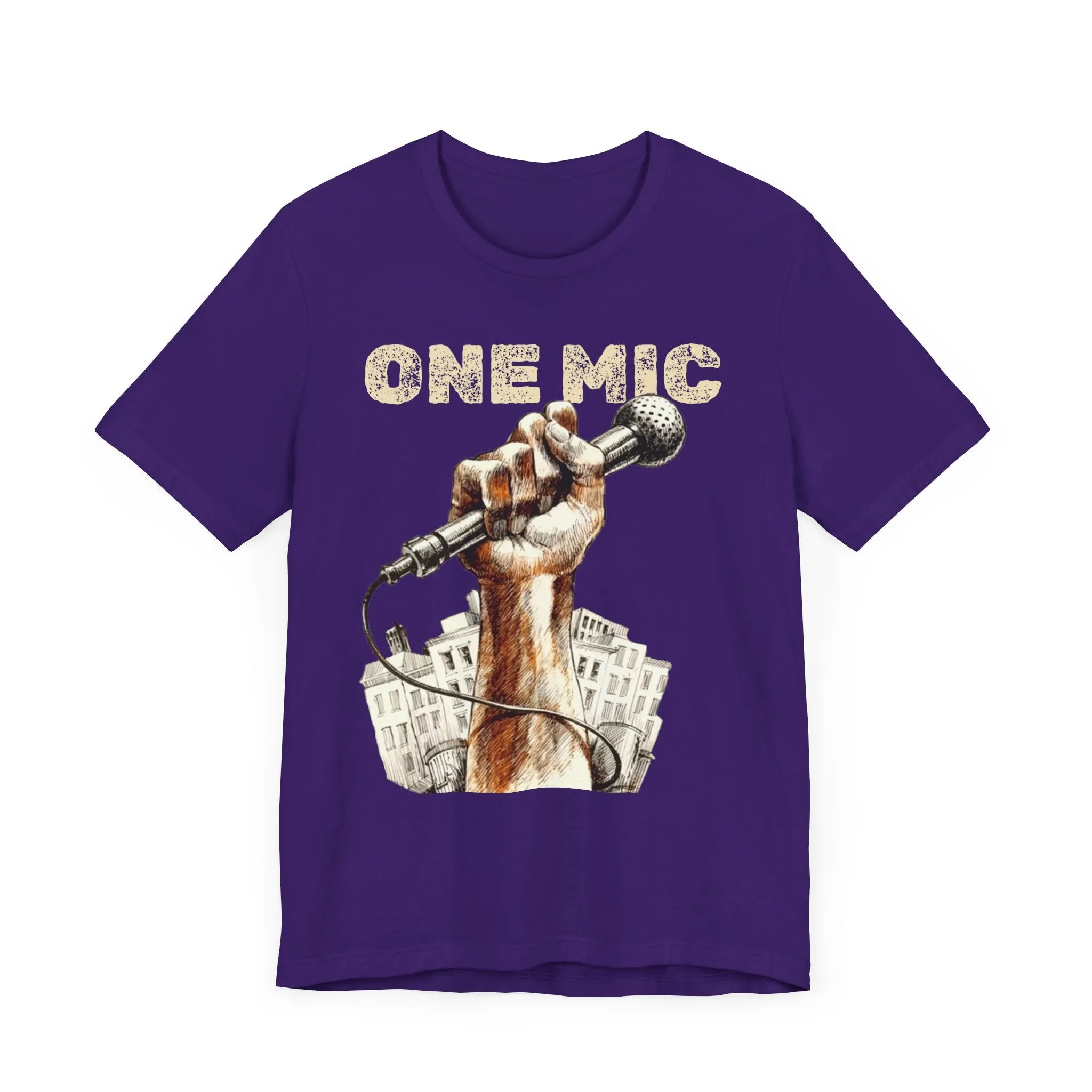 One Mic: Unisex Jersey Tee