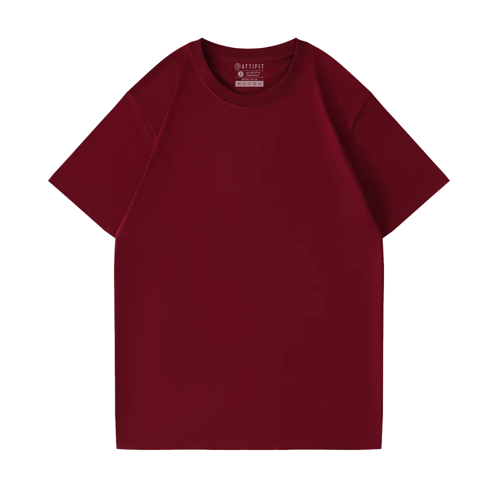 Solid Premium Casual Cotton T-Shirt