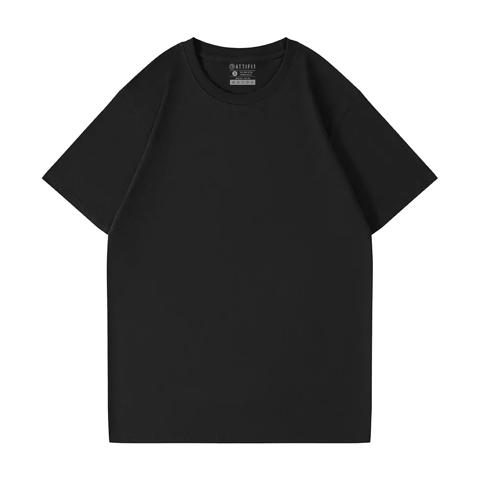 Solid Premium Casual Cotton T-Shirt