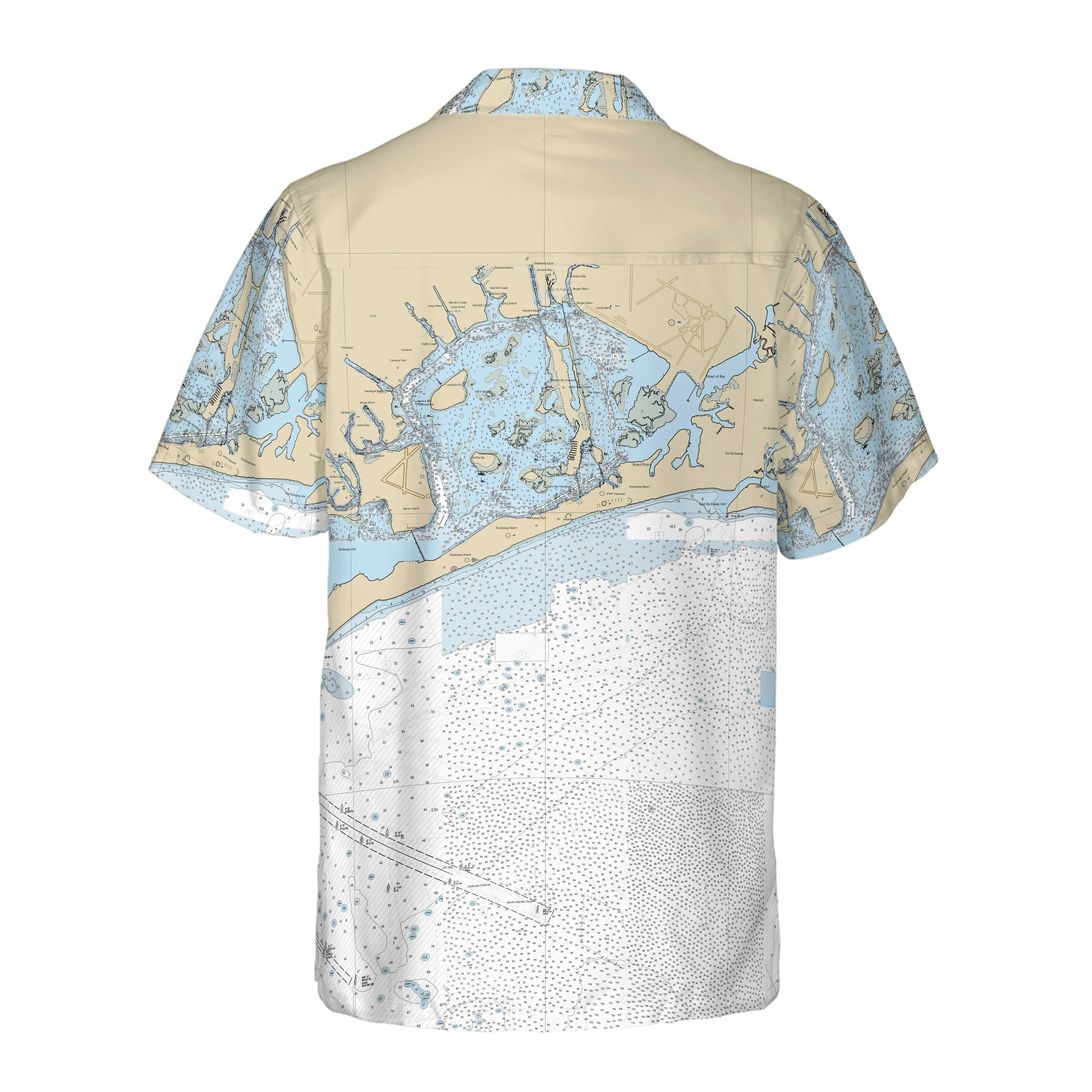 The Jamaica Bay NY Coconut Button Camp Shirt